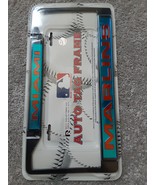 MLB  Miami Marlins  Laser Cut auto License Plate Frame RICO Brand New - $22.86 CAD