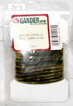 Fly Tying Material C2901 Rayon Chenille Medium Dark Olive #305 - €3,58 EUR