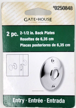 Gatehouse Defender Satin No Deadbolt Passage Door Knob (2-Pack) 0250848 - $7.50