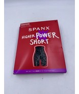 Spanx High Waisted Super Short Seamless Ultra Soft Black Size Medium - $14.89