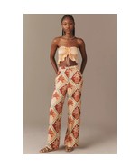 New Farm Rio x Anthropologie Pineapple Satin Wide-Leg Pants $188 X-SMALL... - $135.40 CAD
