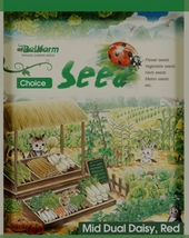 500 Seeds, Bellfarm Red Mid Dual Daisy Seeds YQ-1092 - $20.20