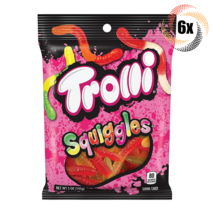 6x Bags Trolli Squiggles Assorted Flavor Gummi Candy | 5oz | Fast Shipping! - $22.74