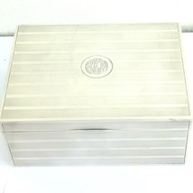 STERLING SILVER BOX sterling silver Gorham tabacco Cigars Cigarettes Art deco  - £288.40 GBP
