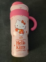 New Hello Kitty 40 oz Big Tumbler Cup Handle Straw Lid  - £30.85 GBP