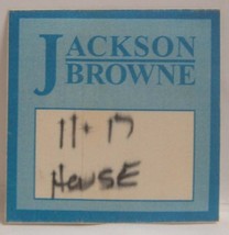 JACKSON BROWNE - VINTAGE ORIGINAL CLOTH CONCERT TOUR BACKSTAGE PASS **LA... - $10.00