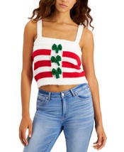 Hooked Up by IOT Juniors Holiday Bow-Front Tank Color Red Size Medium - £21.28 GBP
