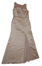 Alfred Angelo Light Gray Silver Sleeveless Formal Dress Size 14 - $29.68