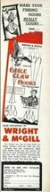 1961 Print Ad Wright &amp; McGill Eagle Claw Fishing Hooks Denver,CO - £8.04 GBP