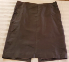 Dana Buchman black silk Knee Length Pencil Skirt Misses Size XL - £17.40 GBP