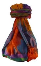 Varanasi Ekal Premium Silk Long Scarf Heritage Bandhi 5 by Pashmina &amp; Silk - £28.31 GBP