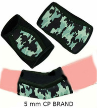 BLACK GREEN MILITARY STYLE NEOPRENE ELBOW SLEEVES CAP PROTECTOR (5 mm) C... - £12.53 GBP+