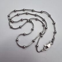 Vintage Sterling Silver 925 Ball Bead Satellite Chain Necklace Dainty Wo... - $90.00