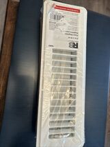 WHITE 2" X 10" METAL FLOOR AIR REGISTER RELIABILT 0066997 - $14.85