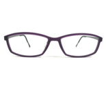 Lindberg Eyeglasses Frames 1035 Col. AF87 Shiny Gunmetal Matte Purple 50... - $247.49