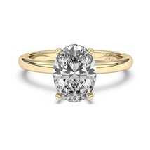 1.20 CT Oval Cut Solitaires G-H Color with I1 Clarity Natural Diamond Ring. - £3,752.79 GBP