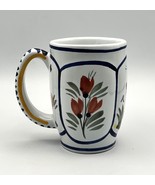 Signed Henriot Quimper HB France Coffee Tea Mug 4&quot; Tall Hand Painted Han... - $34.23 CAD