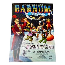 Barnum On Ice Russian Ice Stars Theatre Flyer Ad Handbill Croydon UK 2002 - $31.23