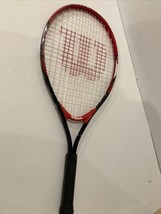 Wilson youth black &amp; red Titanium 25 Tour 3 7/8” tennis Racket - $7.91