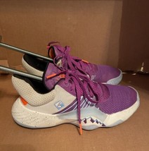 Adidas Youth D.O.N. Issue 1 Mailman Purple White Shoes EH2443 Size 4 Karl Malone - $92.99