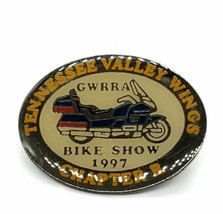 Tennessee Valley Wings GWRRA Bike Show Chapter R 1997 Hat Lapel Pin Silv... - $8.63