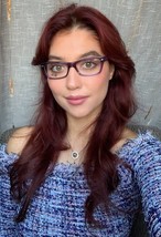 New Ray-Ban RB 5552 5230 51mm 51-16-135 Purple Cat Eye Women&#39;s Eyeglasse... - $1,868.01 MXN