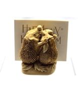 HARMONY KINGDOM Hedgehogs TJHE3 &quot;CLOSE SHAVE&quot; Trinket Box - England 1996... - $382.76 MXN