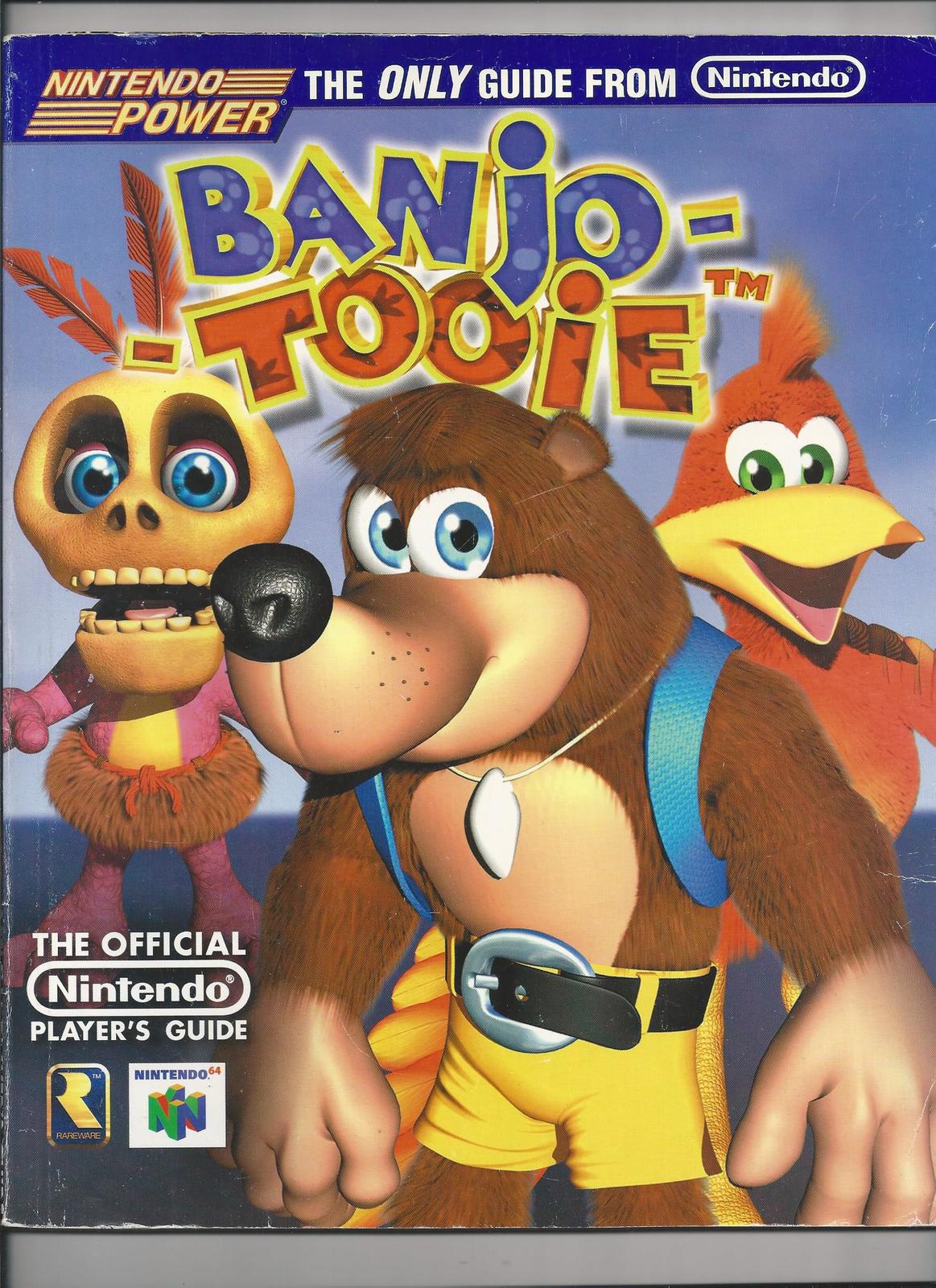NINTENDO POWER BANJO-TOOIE Official N64 Player&#39;s Strategy Guide N64 c/w MAP - $45.00