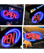 Large LED Neon Open Sign 32&quot; Bright for Restaurant Bar Store Market Shop... - $208.47 CAD