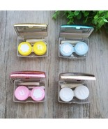 New Style Travel Portable Gold Case Contact Lens Case Holder Contact Len... - $72.03 MXN
