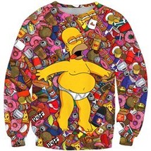  shipping 2019 new style 3d fashion sweatshirt 90s classic cartoon patterns printed men thumb200