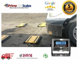 Truck Scale 4 Weigh Pads Portable Axle Scale 100,000 lb with SS Indicator - $4,995.00