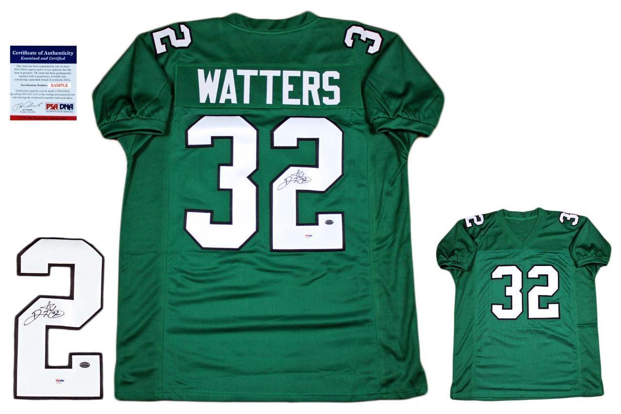 Ricky Watters Autographed SIGNED Custom Jersey - PSA/DNA Authentic - Green - $108.89