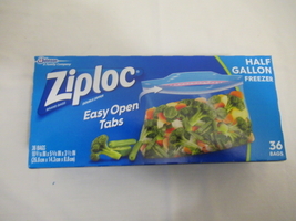 36 Ziploc 1/2 gal freezer bags - $4.00