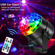 Usb Led Disco Party Lights Strobe Dj Ball Sound Activated Bulb Car Dance Lamp - £25.71 GBP