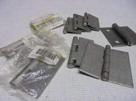 10 LOT Odd Grainger &amp; Other Mix Lot 3&quot; x 3&quot; Steel Weld On Surface Hinges - $47.92