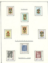 LUXEMBOURG 1963 Very Fine Mint Stamps Hinged on List. Arts. - £2.92 GBP