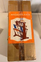 Vintage Wards Dept. Store Wooden Magazine Rack - $38.60