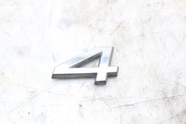 2005 AUDI S4 Emblem Badge Logo F1348 image 6