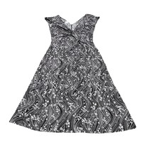 London Times Womens Black White Stripe Floral Stretch Maxi Dress Size 8 ... - $28.04