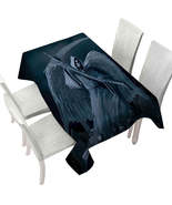 Dark Art Death on a Hold Angel of Death Stone Statue Tablecloth - $51.98 CAD+