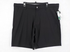 Swiss Tech Performance Gear Shorts Mens SZ 42 Rich Black Zip Security Pocket NWT - $17.99