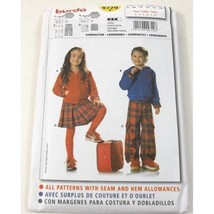 Burda 9729 Sewing Pattern Childs Pants Coat Skirt Size 3 Thru 8 Uncut - $6.04