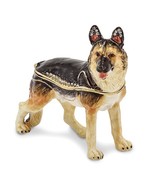 Bejeweled German Shepherd Trinket Box - $131.28 CAD