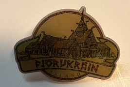 Jewelry Pin/Fjorukrain Ancient Viking Village in Iceland Tourism Gold To... - $14.03