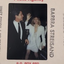 1991 Barbara Streisand &amp; Jon Peters Celebrity Color Photo Transparency Slide #2 - £7.60 GBP