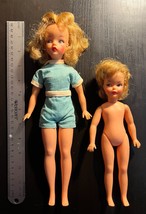 Vintage Ideal Tammy &amp; Pepper Dolls Lot of 2 - £78.31 GBP