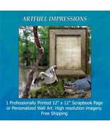 States-Louisiana Bayou – Rustic Wildlife Personal Wall Art or Scrapbook ... - €18,95 EUR