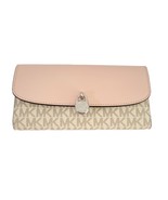 Michael Kors Hamilton Large Flap Continental Wallet MK Logo Powder Blush... - $1,256.07 MXN