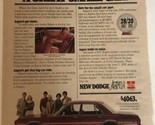 1978 Dodge Aspen Vintage Print Ad pa5 - £6.26 GBP